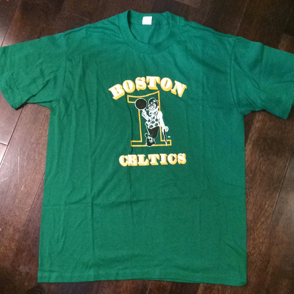 Vintage Green Boston Celtics T-Shirt Sz XL